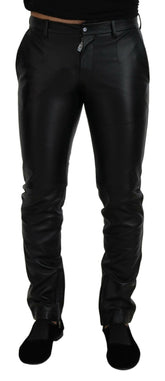 Dolce & Gabbana Black Shiny Stretch Skinny Pants -   -  Dolce & Gabbana.